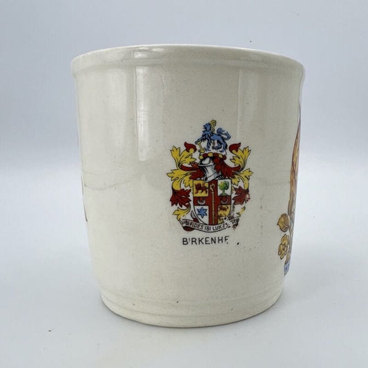Antica Tazza Mug Inglese Regina Elisabetta II Casa Reale commemorativa 1953 Categoria  Ceramiche e Porcellane