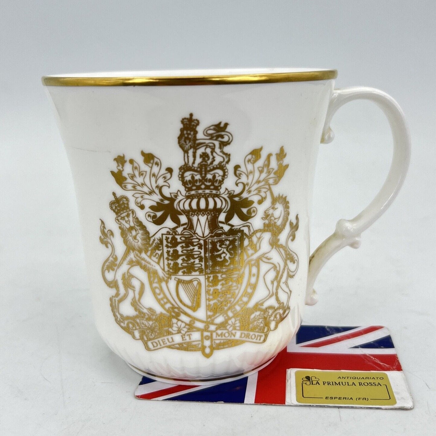 Antica Tazza Mug Inglese Regina Elisabetta II Casa Reale commemorativa 1977 Categoria Arte e antiquariato:Porcellana e ceramica:Altro porcellana e ceramica