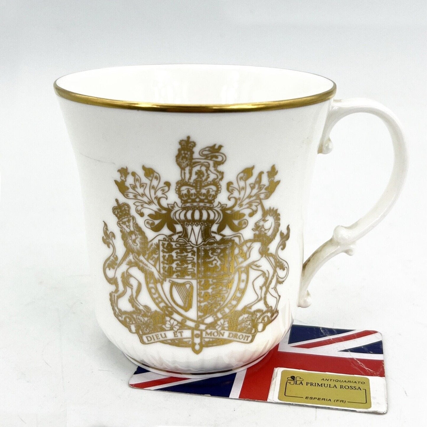 Antica Tazza Mug Inglese Regina Elisabetta II Casa Reale commemorativa 1977 Categoria Arte e antiquariato:Porcellana e ceramica:Altro porcellana e ceramica