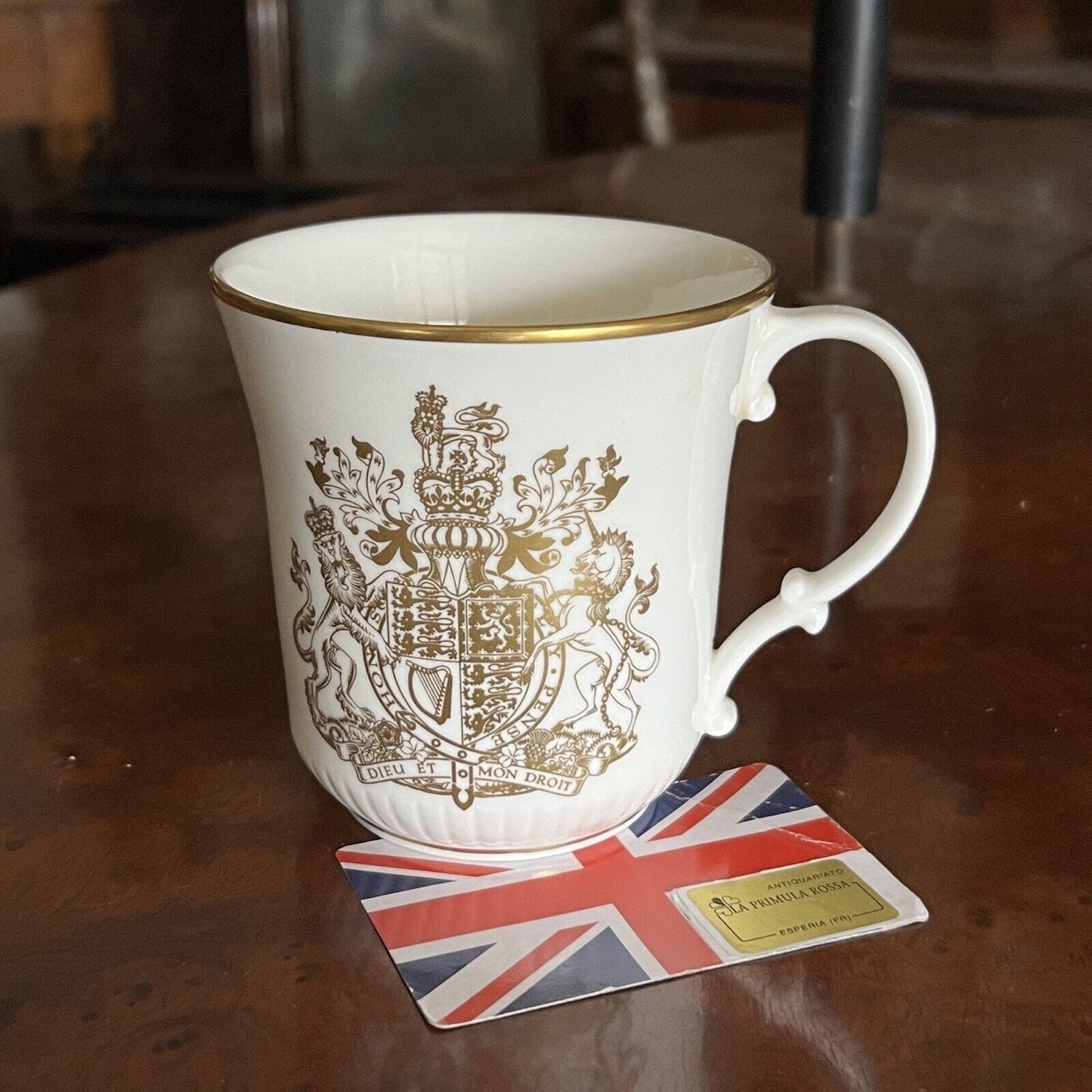 Antica Tazza Mug Inglese Regina Elisabetta II Casa Reale commemorativa 1977 Categoria Arte e antiquariato:Porcellana e ceramica:Altro porcellana e ceramica