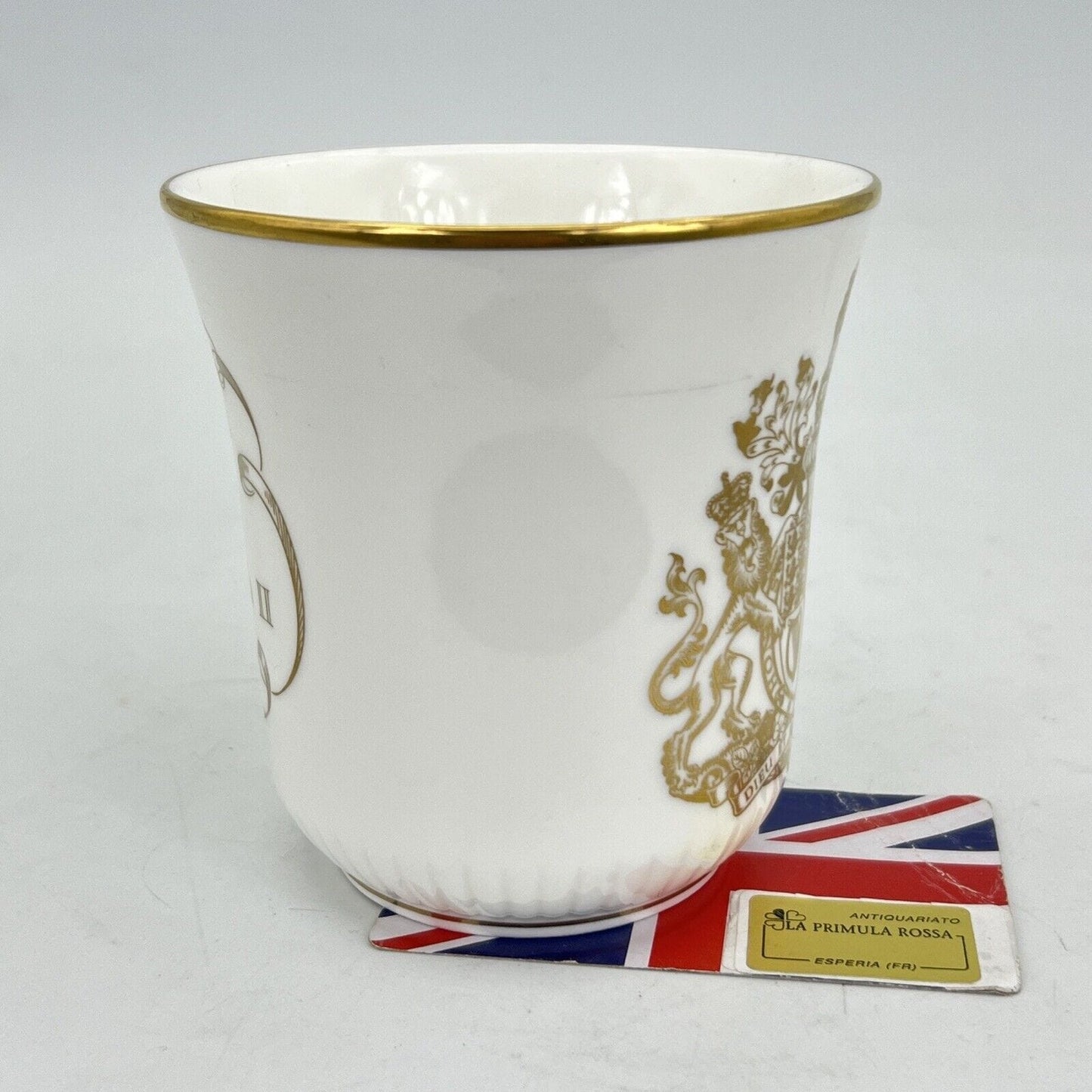 Antica Tazza Mug Inglese Regina Elisabetta II Casa Reale commemorativa 1977 Categoria Arte e antiquariato:Porcellana e ceramica:Altro porcellana e ceramica