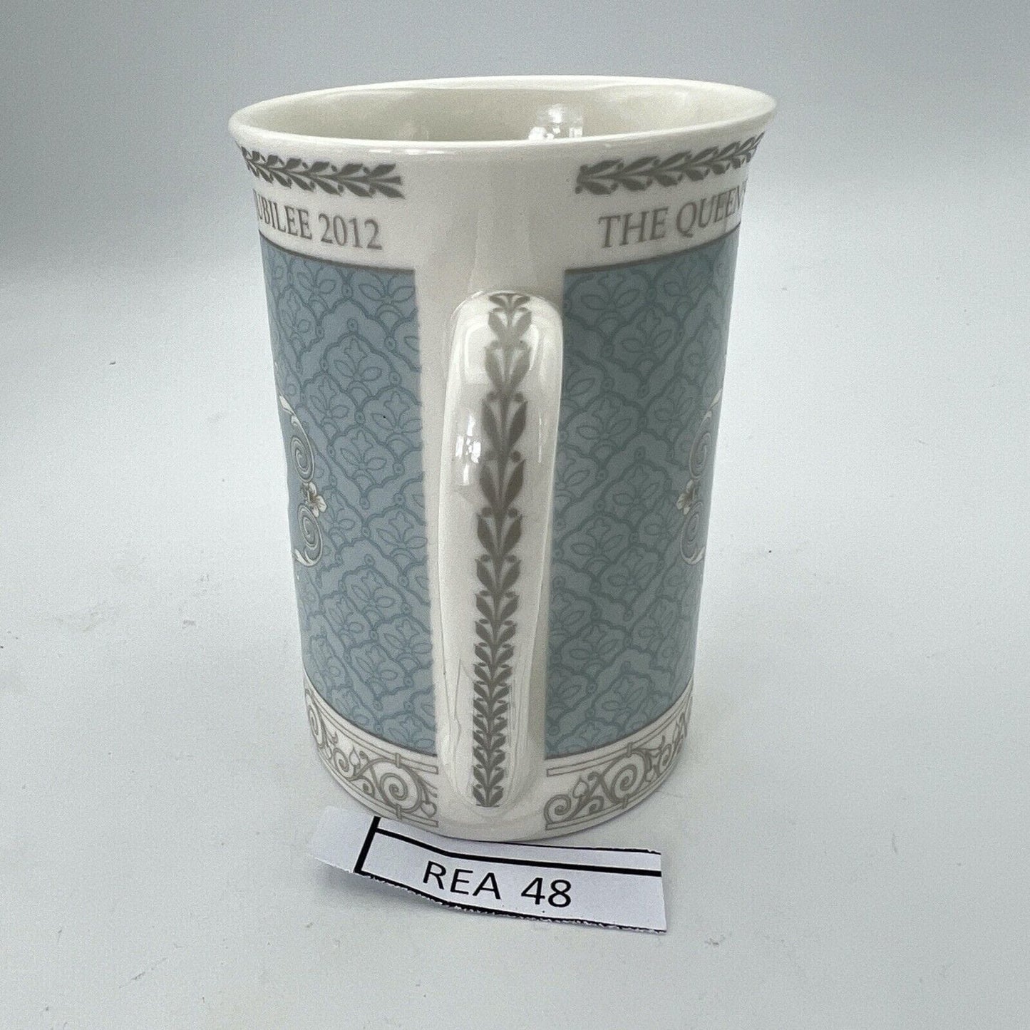 Antica Tazza Mug Inglese Regina Elisabetta II Casa Reale commemorativa GIUBILEO Categoria Boccali
