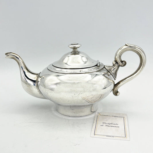 Antica Teiera inglese in argento silver plated sheffield caffettiera d epoca 800 Categoria  Sheffield & Argento