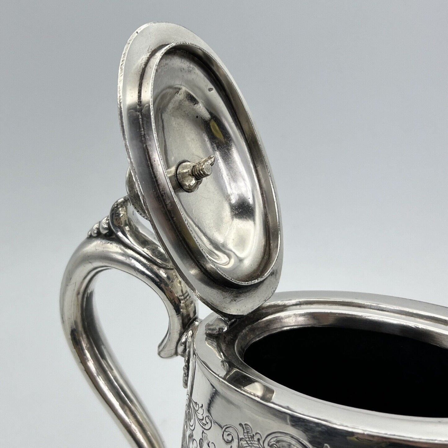 Antica Teiera inglese in argento silver plated sheffield caffettiera d epoca 800 Categoria Sheffield & Argento