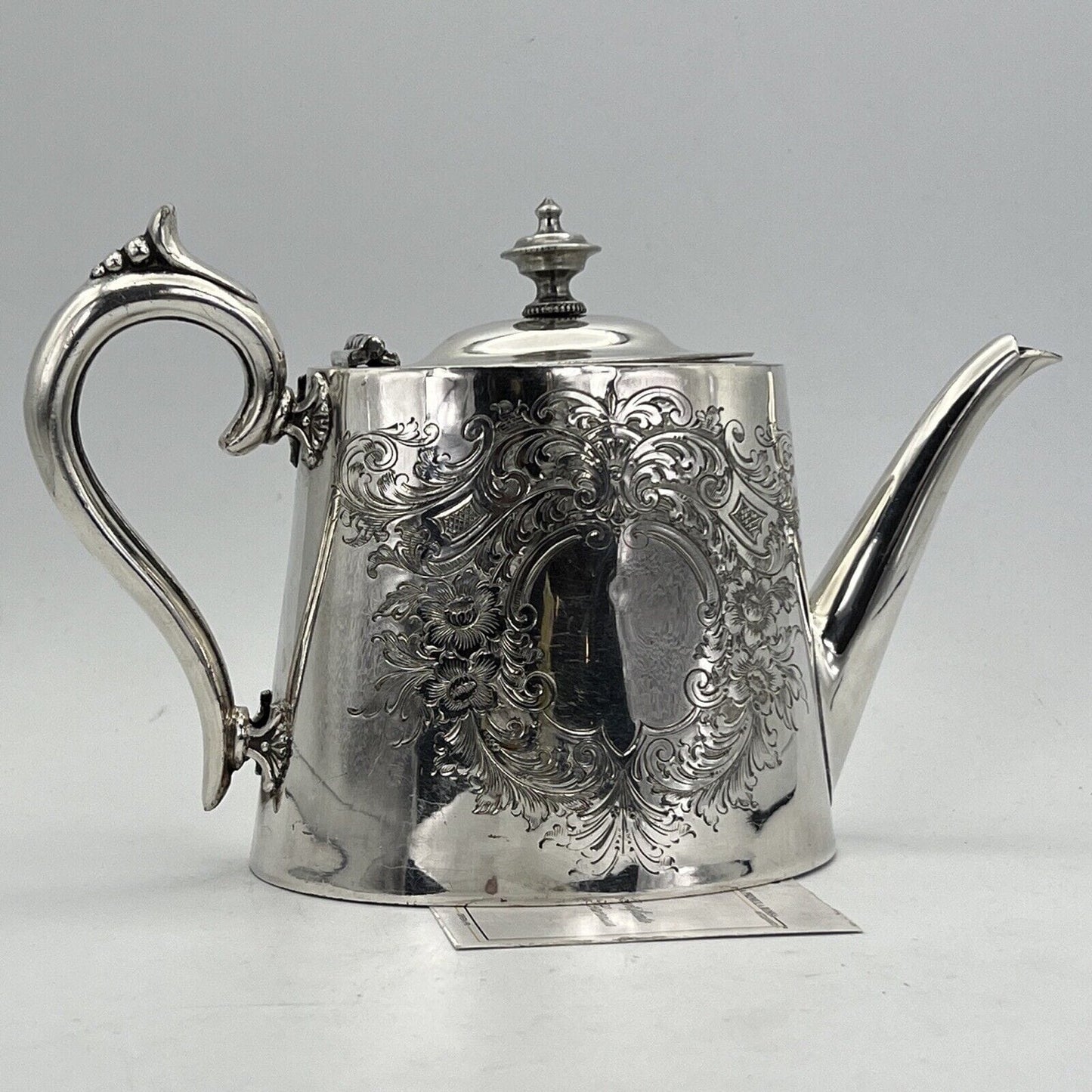Antica Teiera inglese in argento silver plated sheffield caffettiera d epoca 800 Categoria Sheffield & Argento