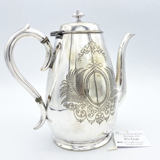 Antica Teiera inglese in argento silver plated sheffield caffettiera epoca 800 C Categoria  Sheffield & Argento