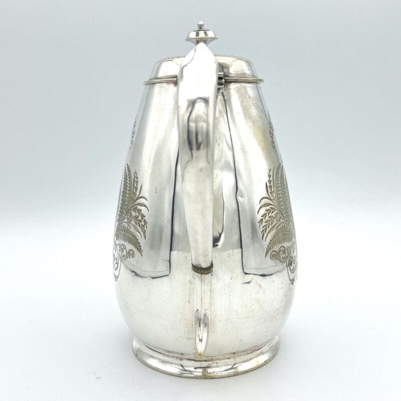 Antica Teiera inglese in argento silver plated sheffield caffettiera epoca 800 C Categoria Sheffield & Argento