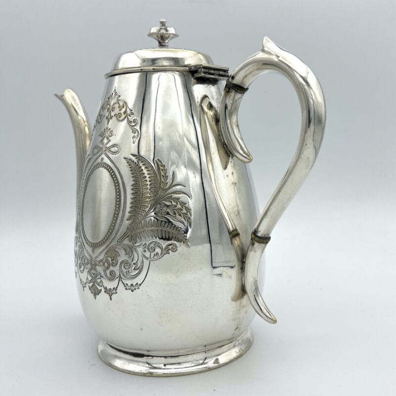 Antica Teiera inglese in argento silver plated sheffield caffettiera epoca 800 C Categoria Sheffield & Argento