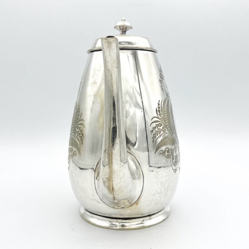 Antica Teiera inglese in argento silver plated sheffield caffettiera epoca 800 C Categoria Sheffield & Argento
