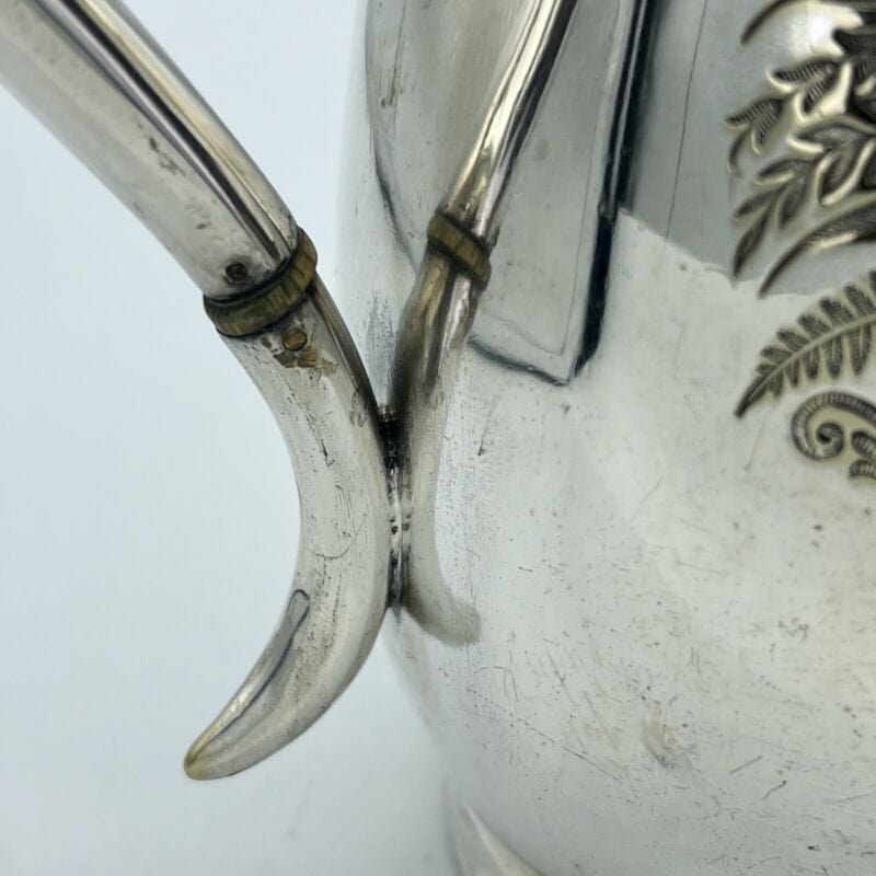 Antica Teiera inglese in argento silver plated sheffield caffettiera epoca 800 C Categoria Sheffield & Argento