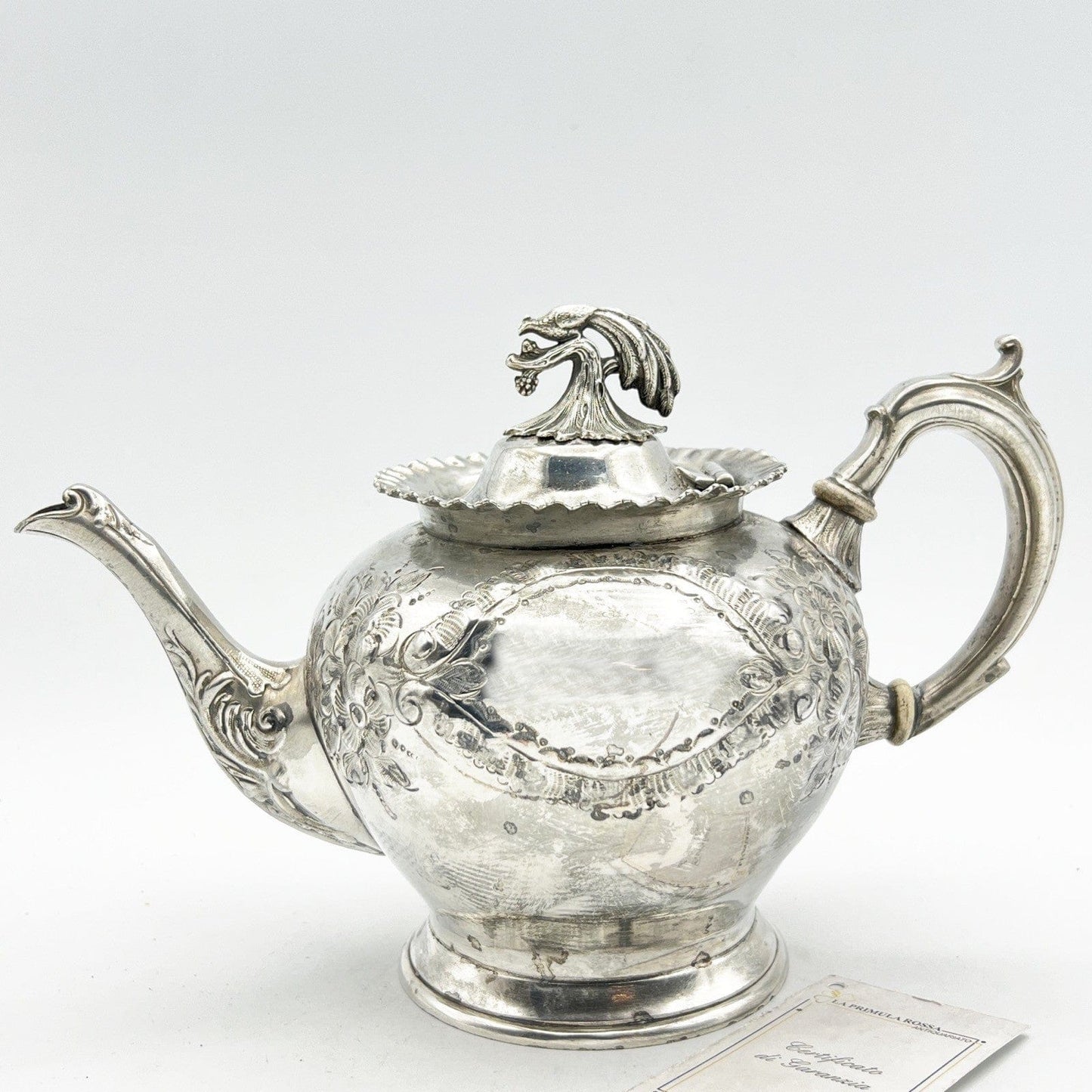 Antica Teiera inglese in argento silver plated sheffield caffettiera epoca 800 G Categoria Sheffield & Argento