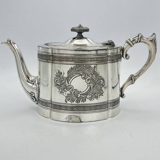 Antica Teiera inglese in argento silver plated sheffield caffettiera epoca 800 H Categoria  Sheffield & Argento