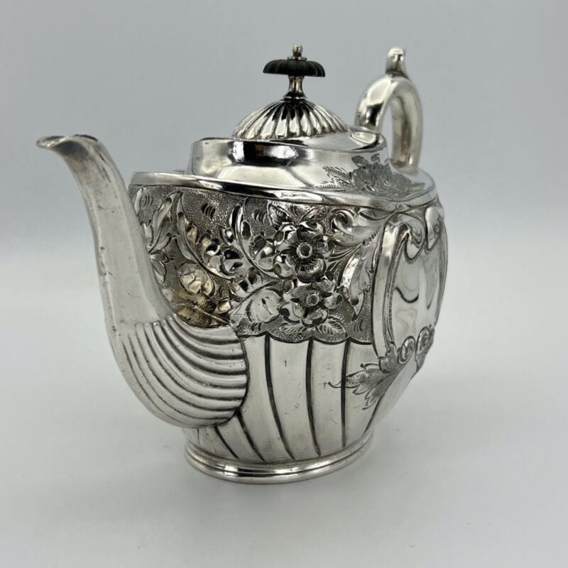 Antica Teiera inglese in argento silver plated sheffield caffettiera epoca 800 X Categoria Sheffield & Argento