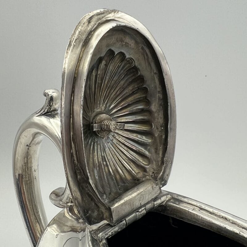Antica Teiera inglese in argento silver plated sheffield caffettiera epoca 800 X Categoria Sheffield & Argento