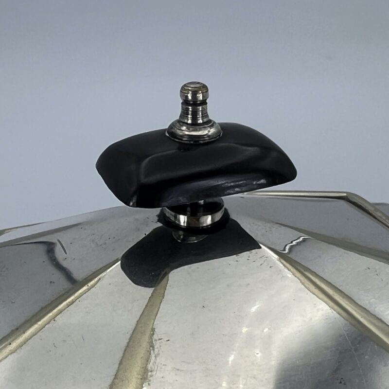 Antica Teiera inglese in argento silver plated sheffield caffettiera stile deco Categoria Sheffield & Argento