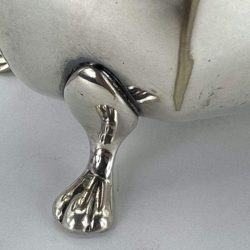 Antica Teiera inglese in argento silver plated sheffield caffettiera stile deco Categoria Sheffield & Argento