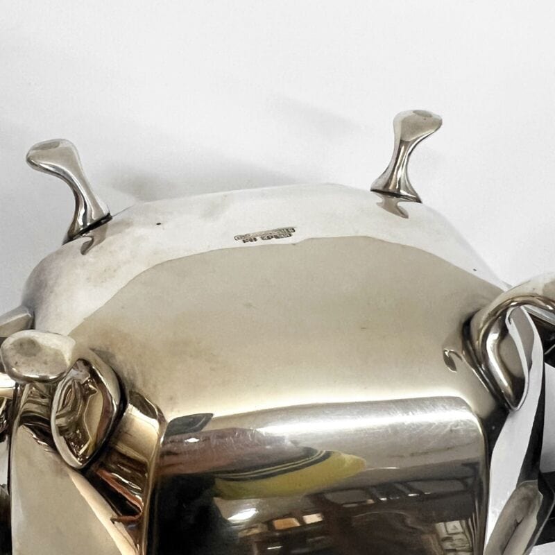 Antica Teiera inglese in argento silver plated sheffield caffettiera stile deco Categoria Sheffield & Argento