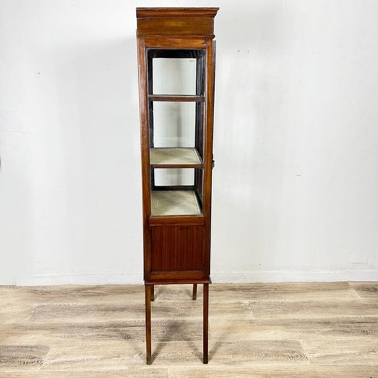 Antica Vetrina piccola cristalliera vetrinetta libreria in legno d' epoca 900 Categoria  Vetrine