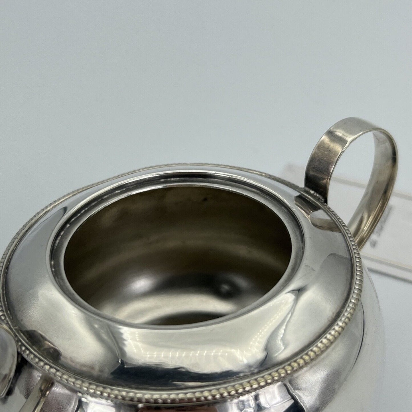 Antica zuccheriera in argento placcato ciotola in silver plate d'epoca 900 Categoria Sheffield & Argento