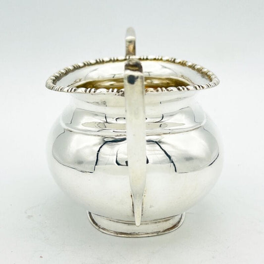 Antica zuccheriera in argento sheffield ciotola in silver plate d'epoca 900 Categoria  Sheffield & Argento