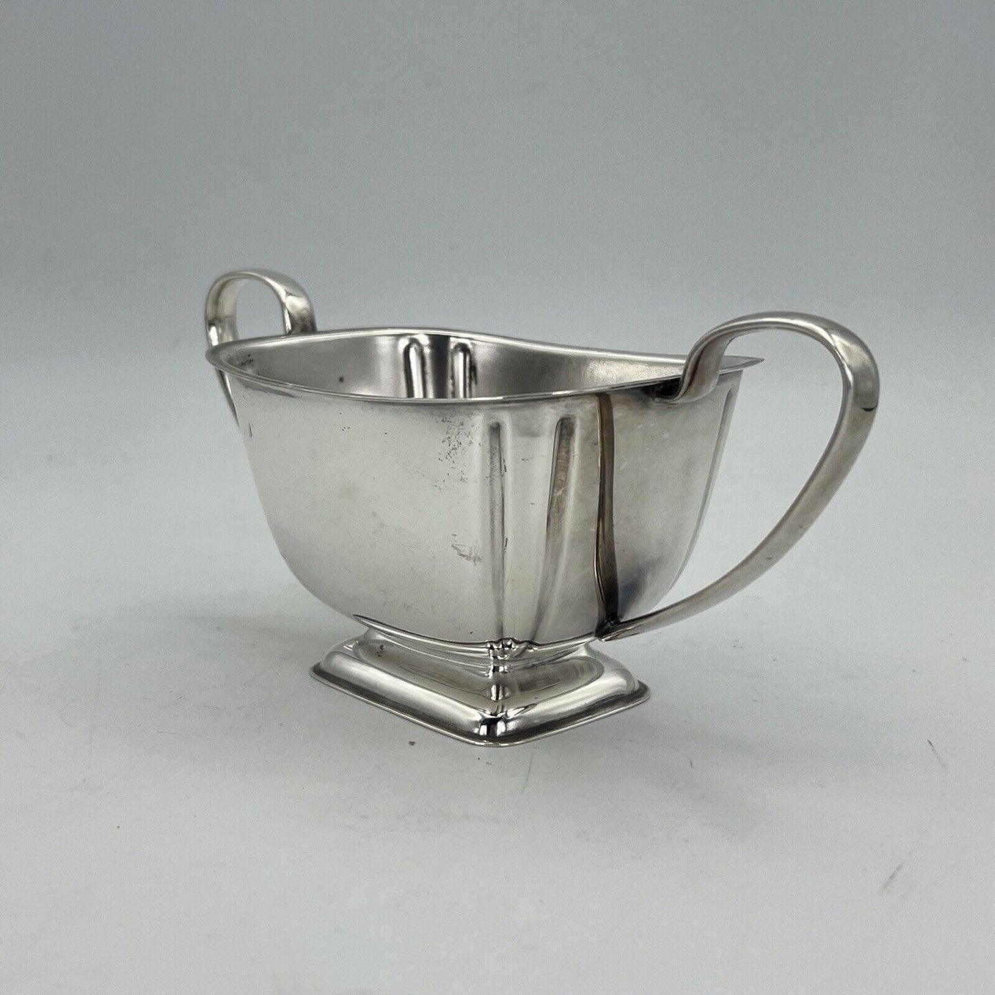 Antica zuccheriera in argento sheffield ciotola in silver plate inglese Deco' Categoria Sheffield & Argento