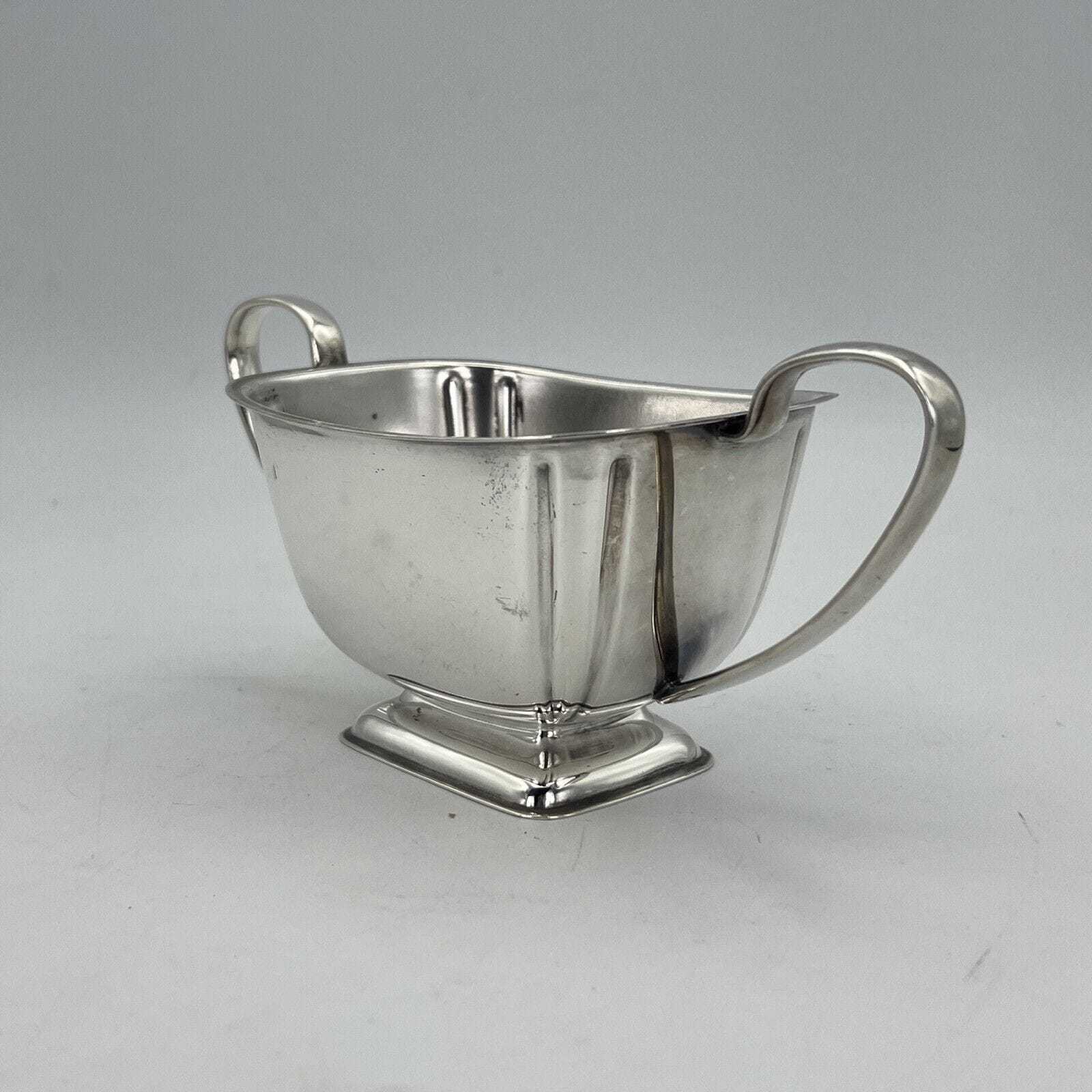 Antica zuccheriera in argento sheffield ciotola in silver plate inglese Deco' Categoria  Sheffield & Argento