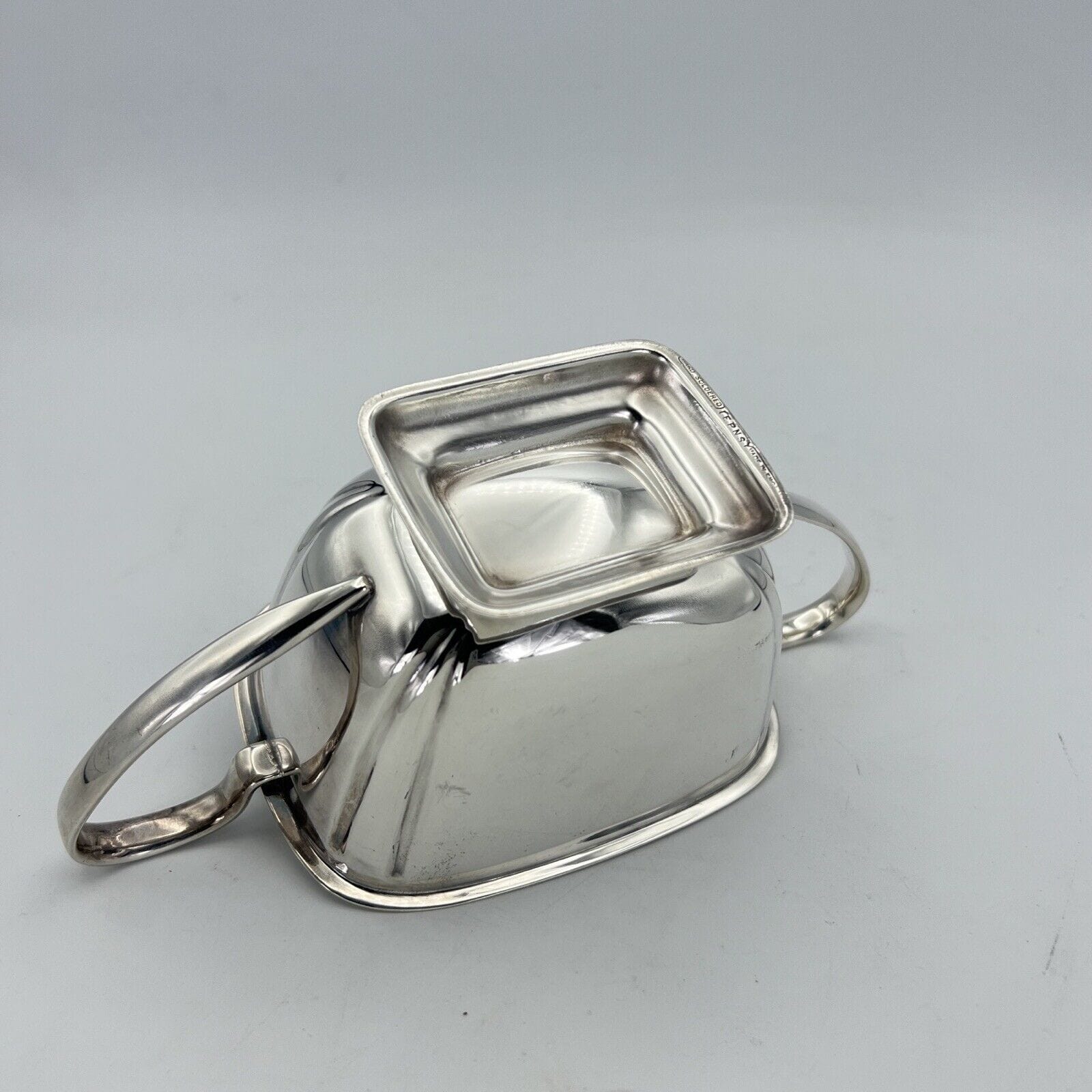 Antica zuccheriera in argento sheffield ciotola in silver plate inglese Deco' Categoria  Sheffield & Argento