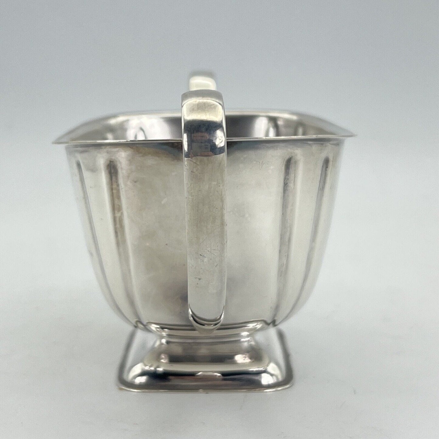 Antica zuccheriera in argento sheffield ciotola in silver plate inglese Deco' Categoria Sheffield & Argento