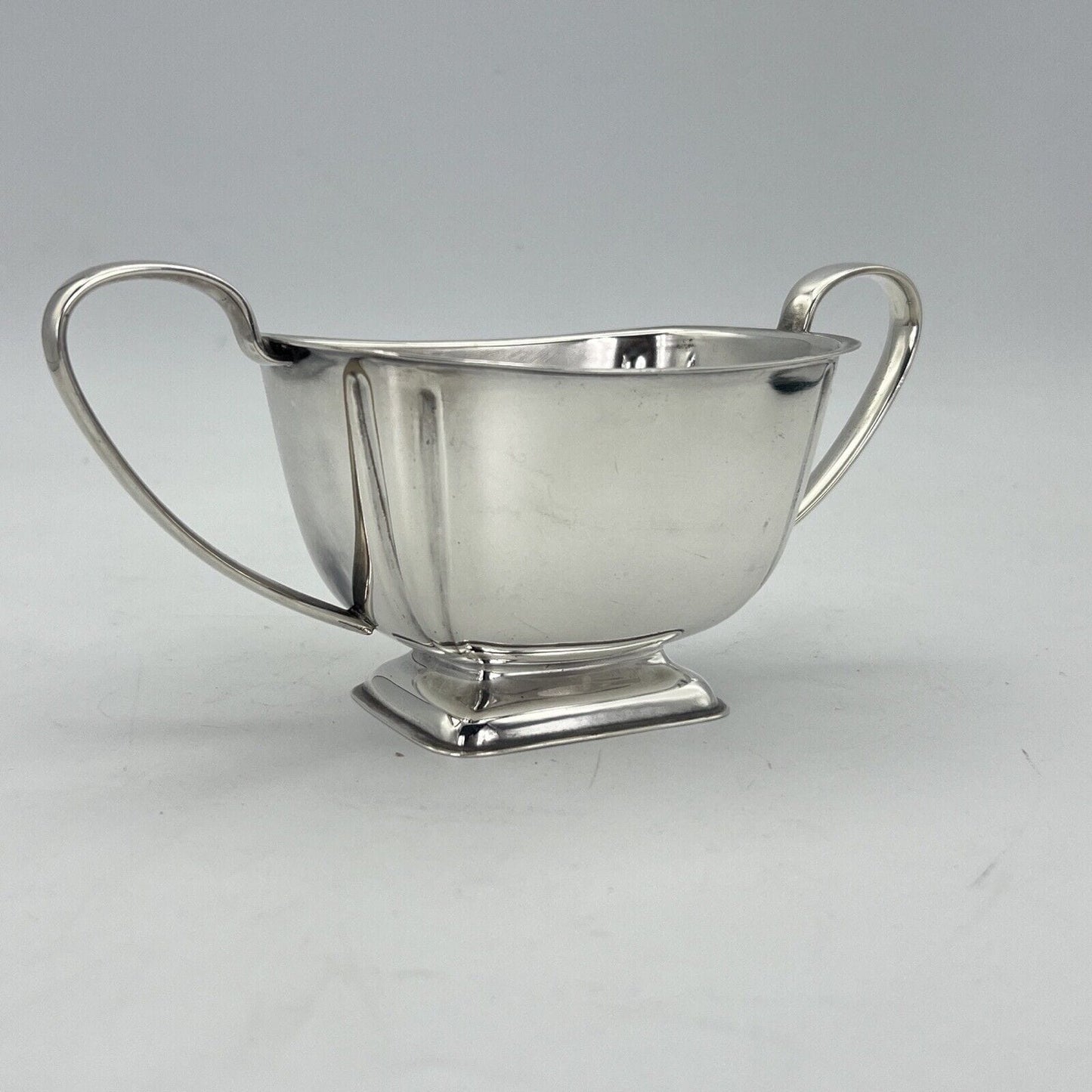 Antica zuccheriera in argento sheffield ciotola in silver plate inglese Deco' Categoria Sheffield & Argento