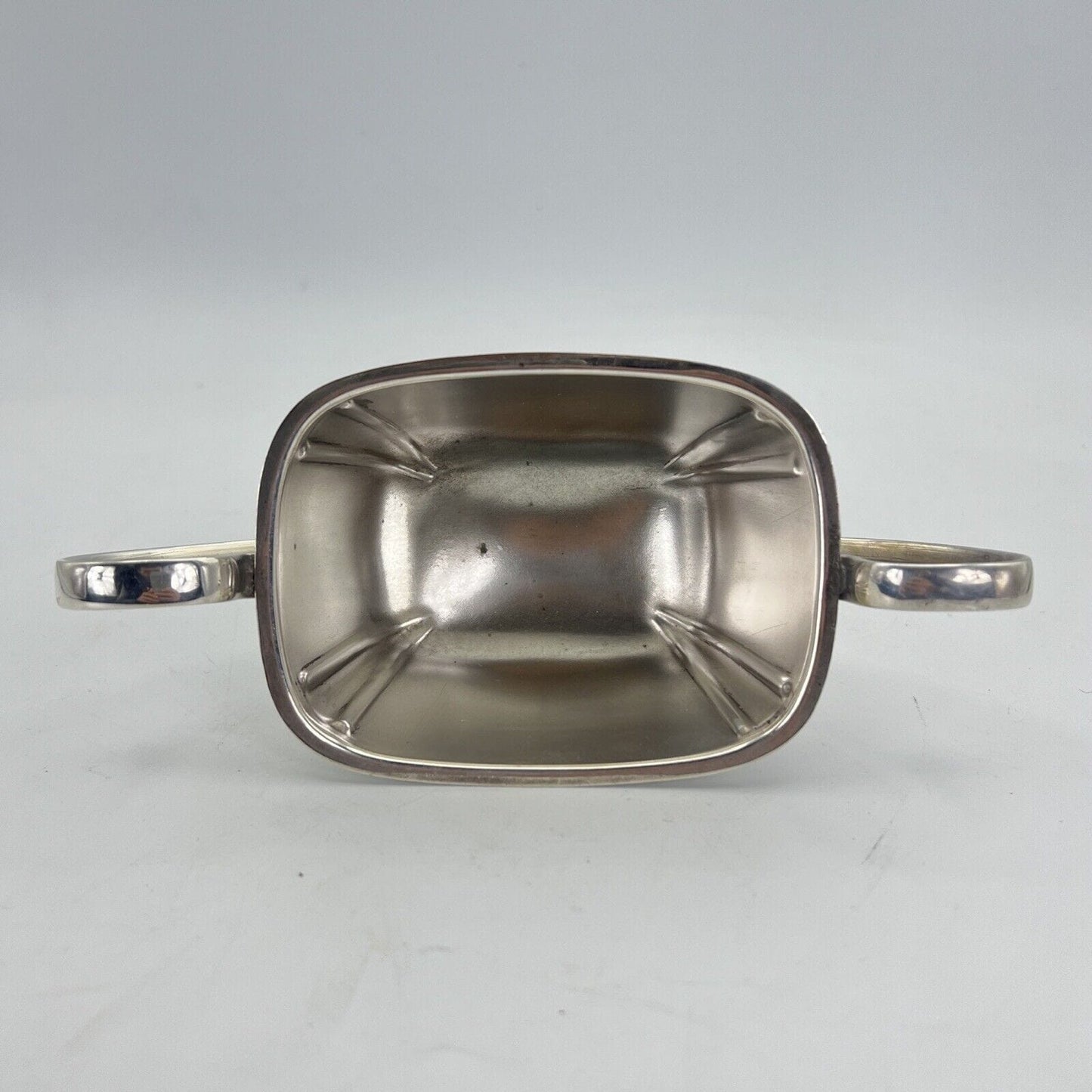 Antica zuccheriera in argento sheffield ciotola in silver plate inglese Deco' Categoria Sheffield & Argento