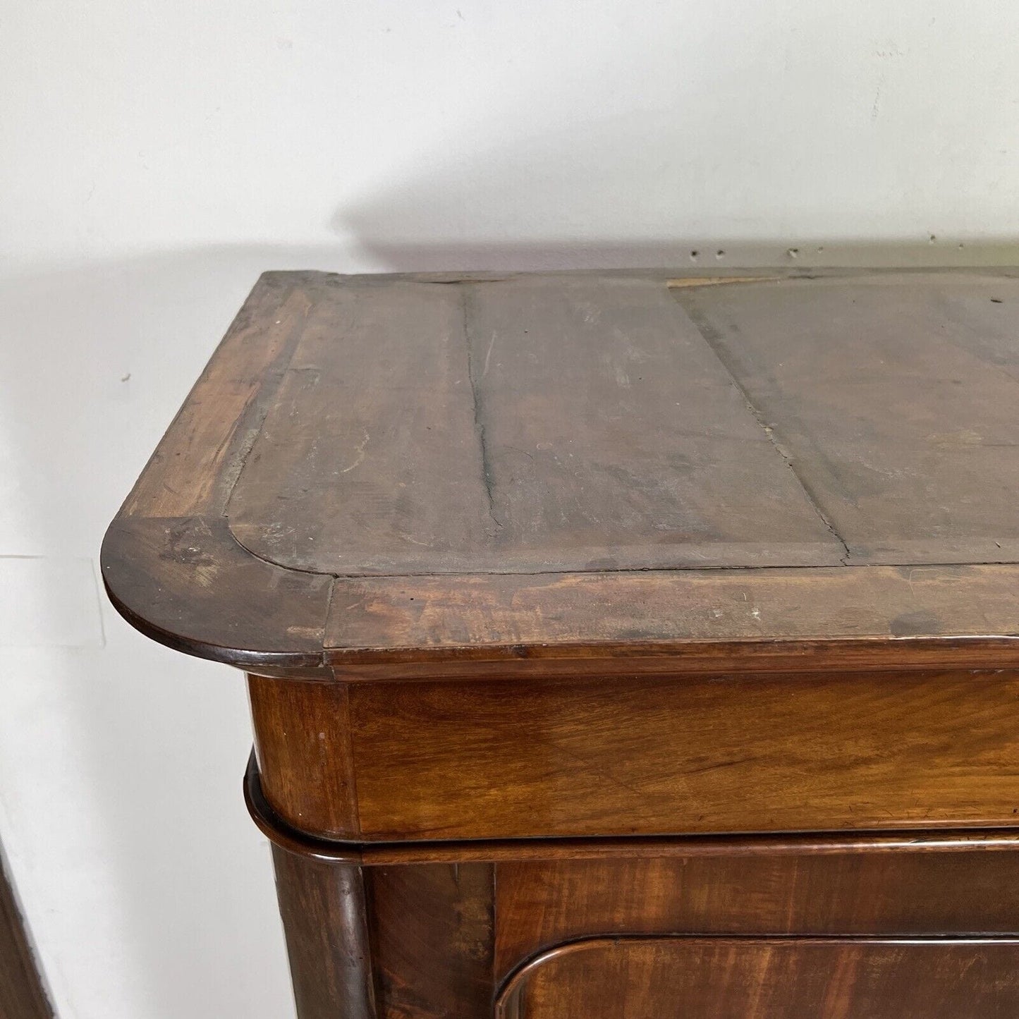 Antico Armadio Credenza Libreria Stipo Inglese epoca 800 in legno di Mogano Categoria Vetrine