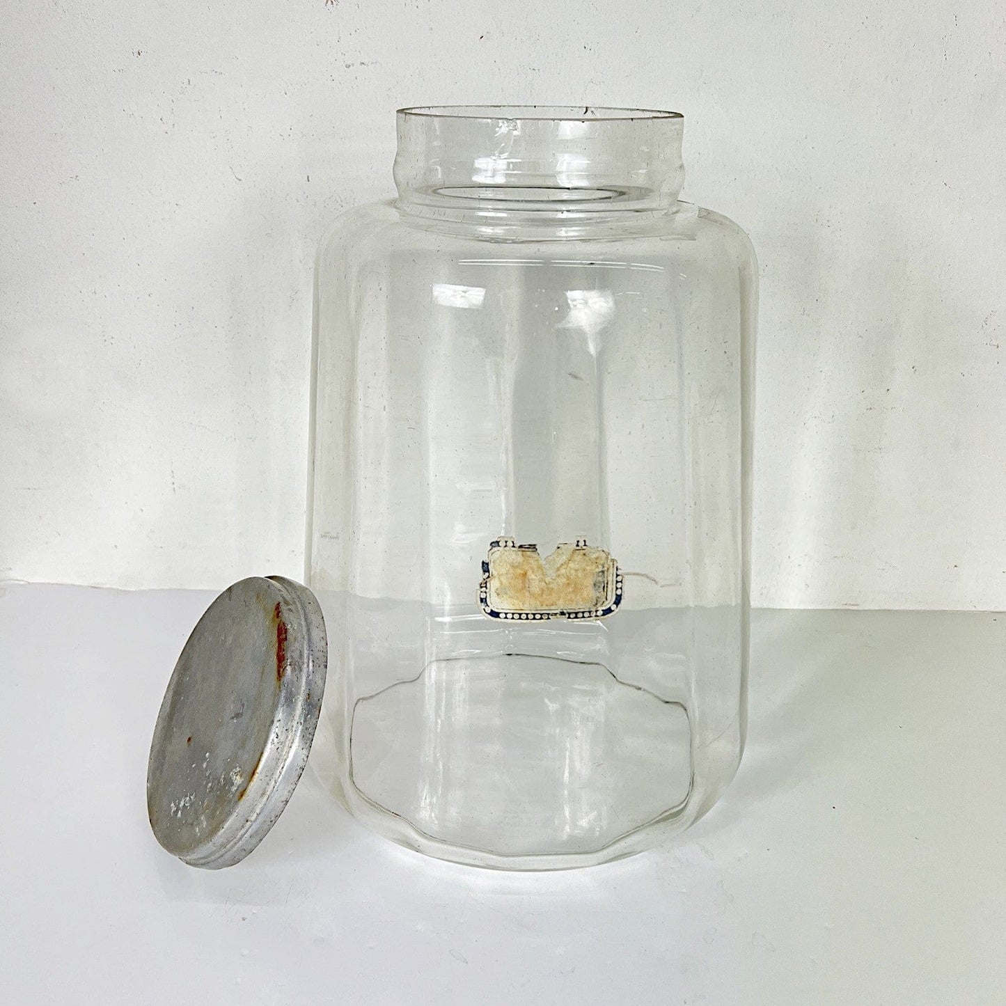 Antico Barattolo Bottiglia Vaso drogheria in Vetro alimentare per Caramelle '40 Categoria Vetri e Cristalli
