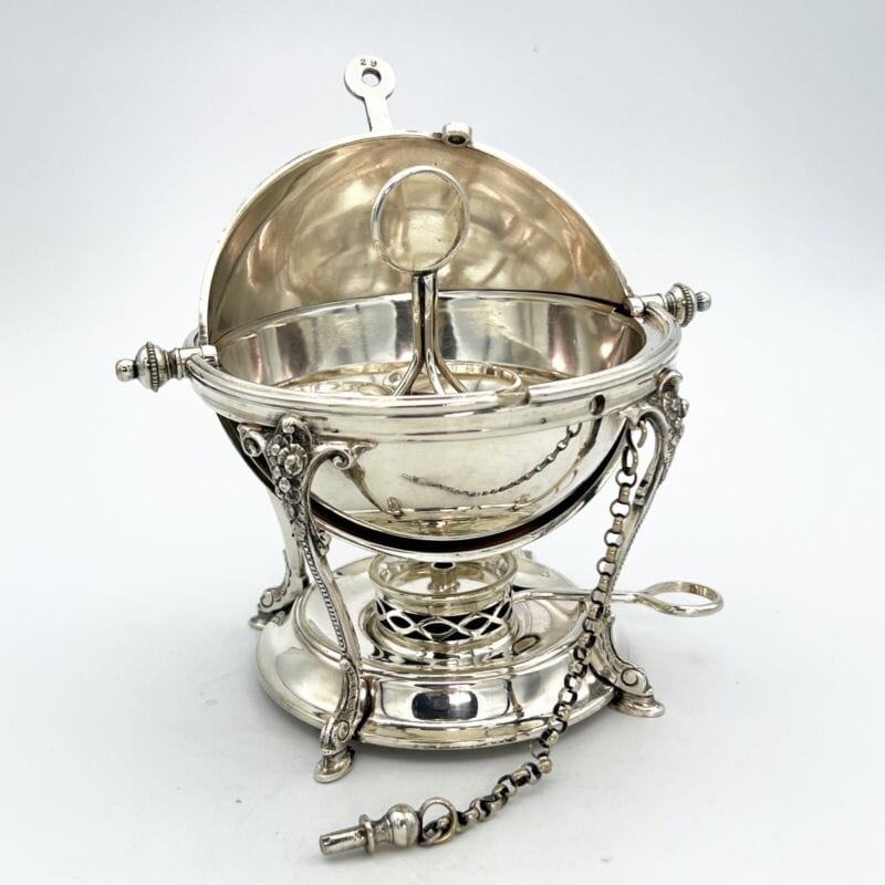 Antico Bollitore per Uova in argento sheffield silver plate inglese portauovo Categoria Sheffield & Argento