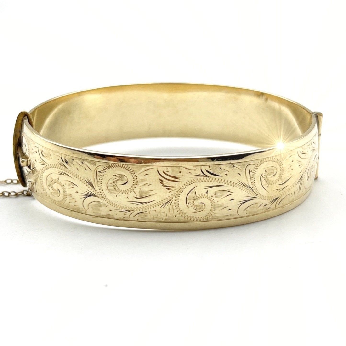 Antico Bracciale da donna in metallo placcato Oro braccialetto a fascia rigida Categoria Bigiotteria & Accessori