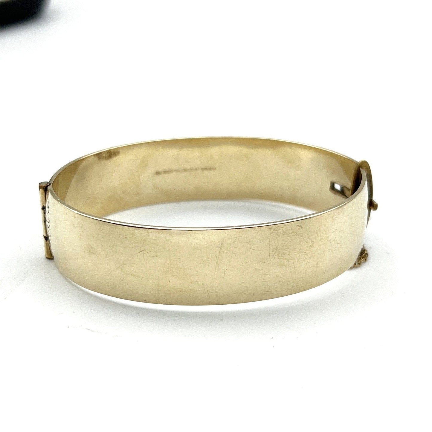 Antico Bracciale da donna in metallo placcato Oro braccialetto a fascia rigida Categoria Bigiotteria & Accessori