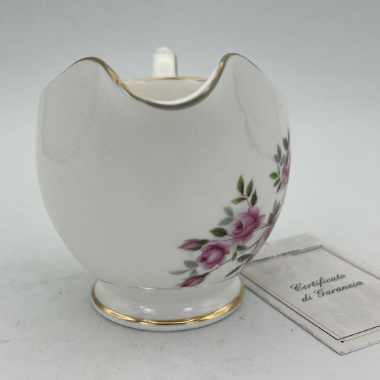 Antico Bricco latte in porcellana Lattiera inglese motivo Fiore Rose vintage Categoria Servizio tazze - Tazze