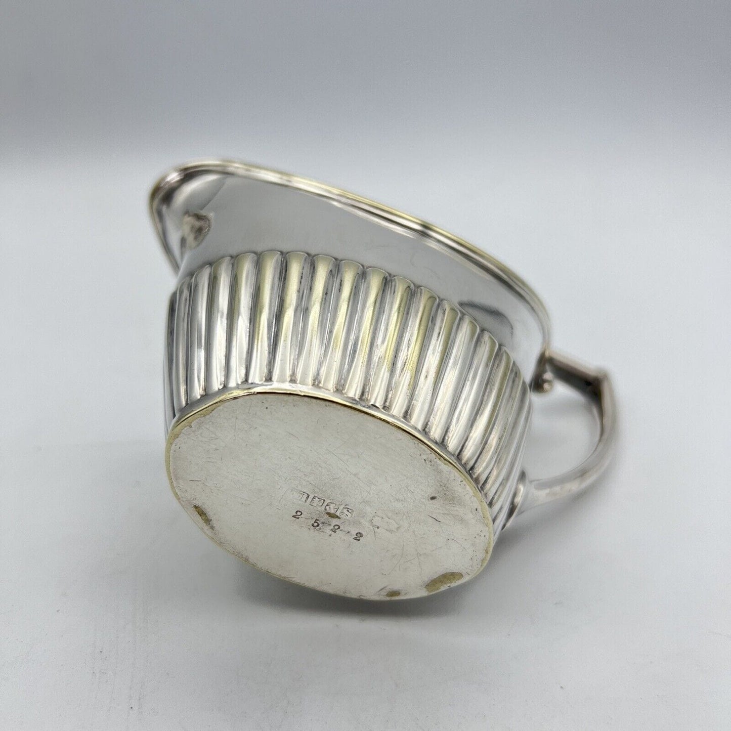 Antico Bricco per latte in Argento Sheffield lattiera in silver plate inglese di Categoria Sheffield & Argento