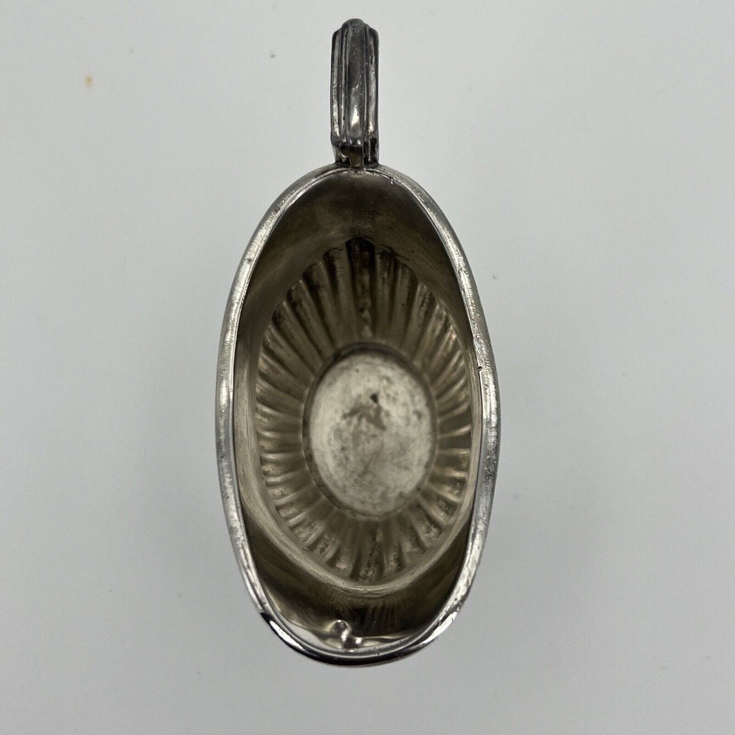 Antico Bricco per latte in Argento Sheffield Lattiera in Silver Plate inglese Q Categoria Sheffield & Argento
