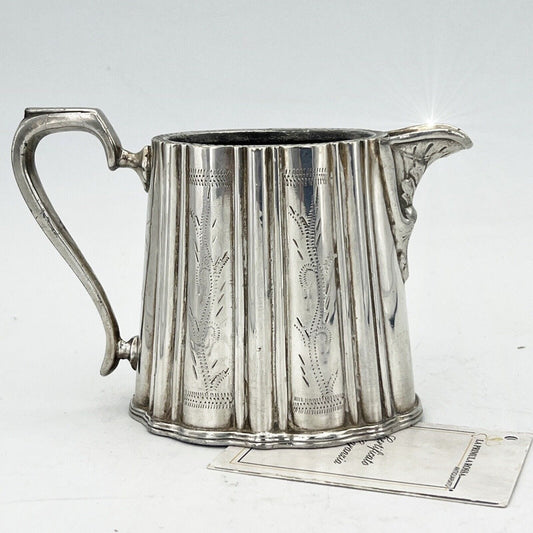 Antico Bricco per latte in argento sheffield lattiera silver plate inglese ' 800 Categoria  Sheffield & Argento