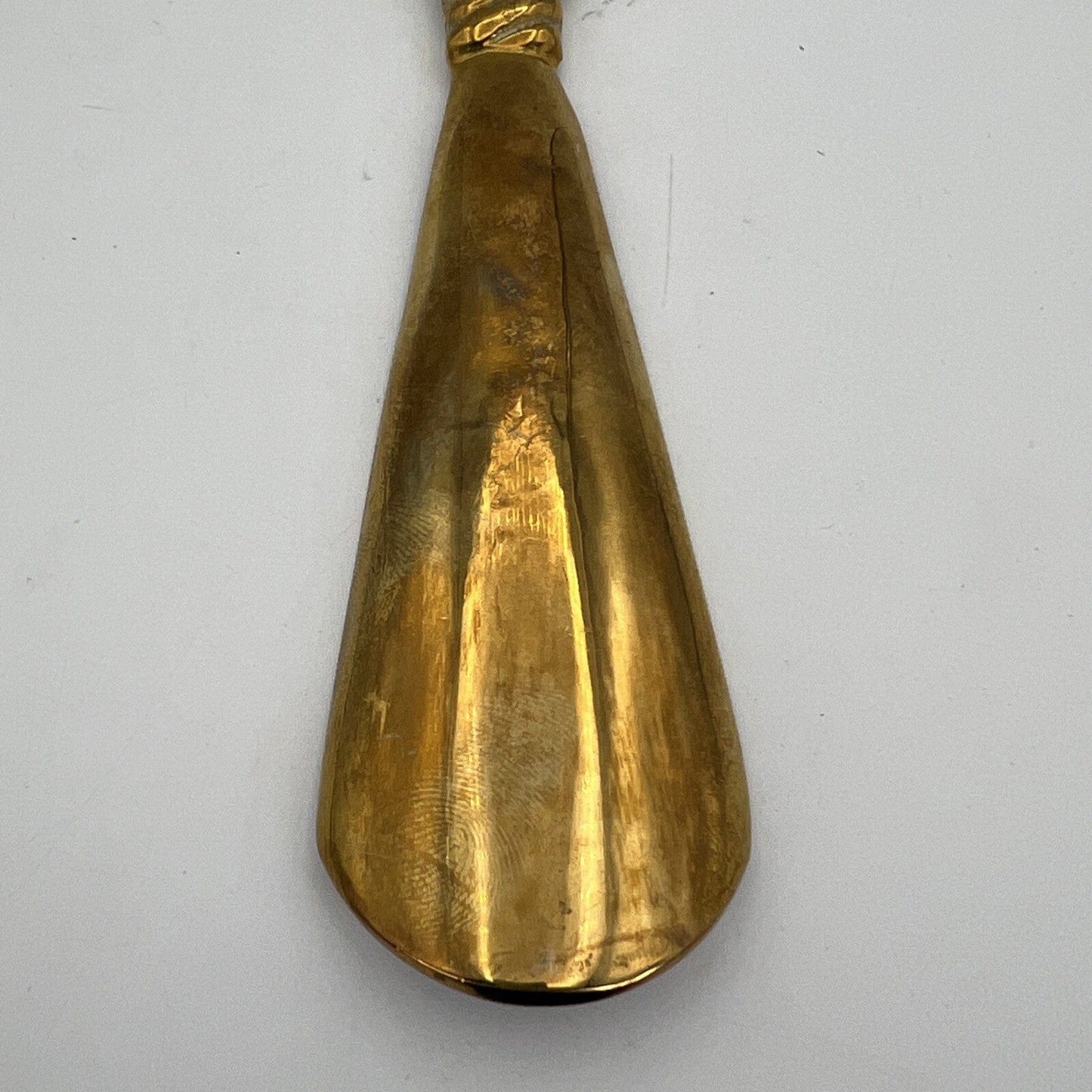 Antico calzante in ottone bronzo calza scarpe d' epoca Ancora inglese Nautico Categoria altro