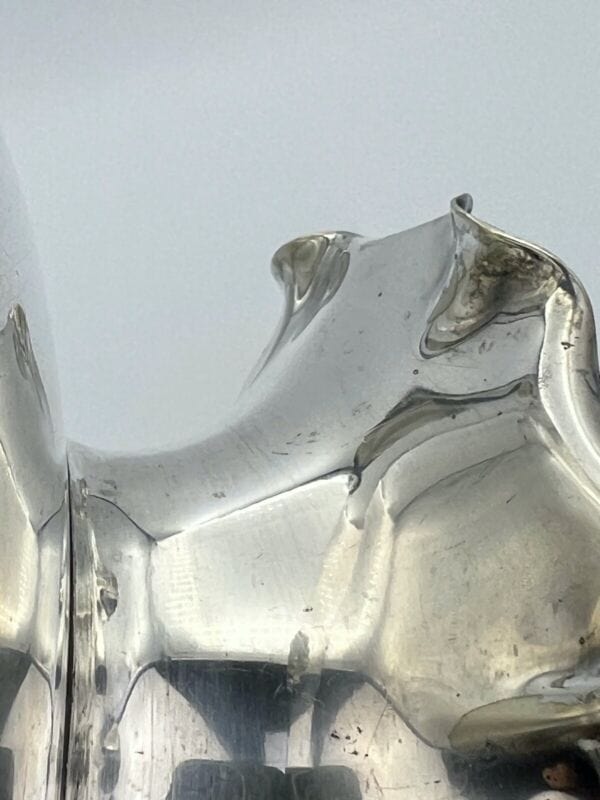 Antico Cestino in silver plated centrotavola argento sheffield con Manico ep 900 Categoria Sheffield & Argento