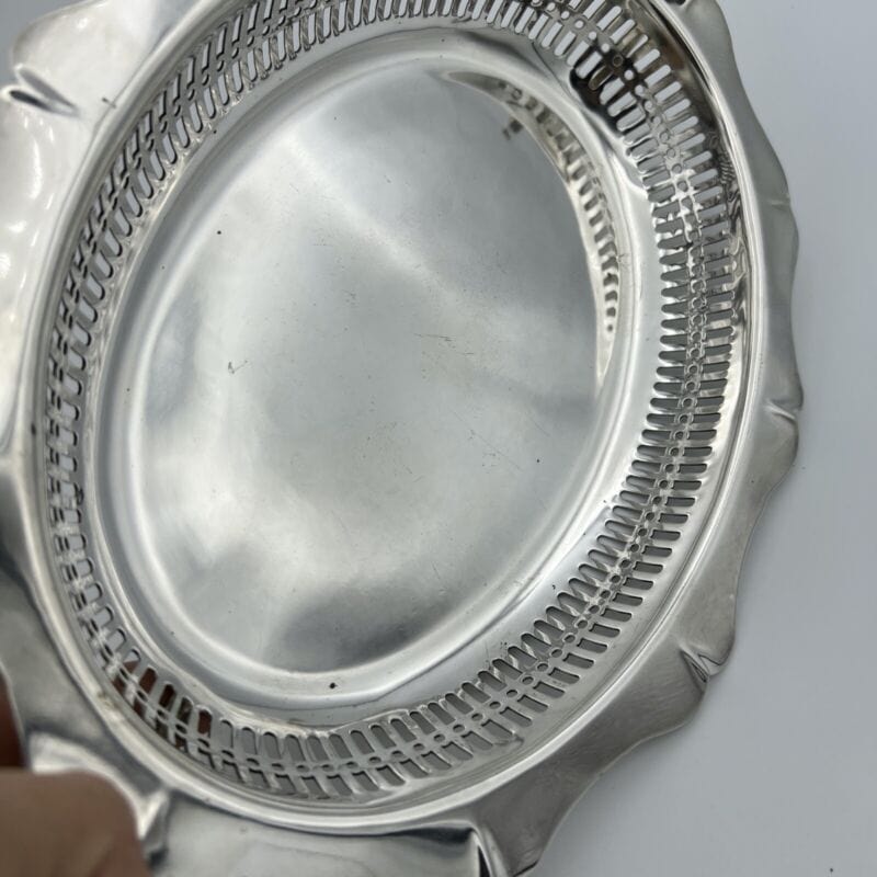 Antico cestino in silver plated centrotavola inglese in argento sheffield manici Categoria  Sheffield & Argento