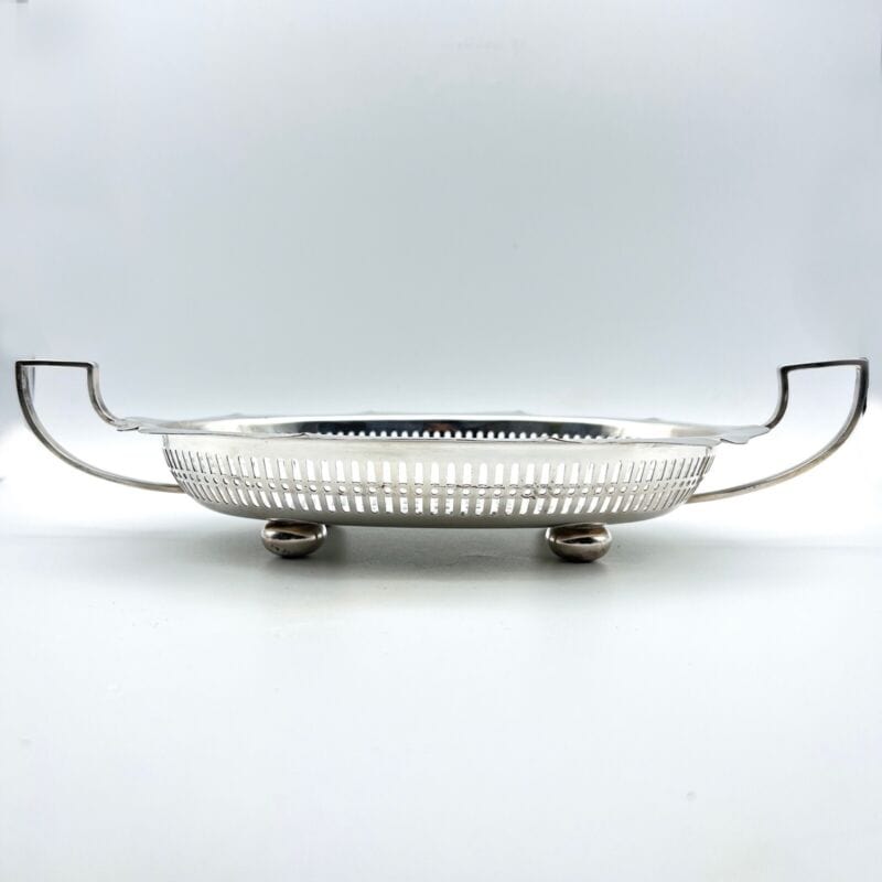 Antico cestino in silver plated centrotavola inglese in argento sheffield manici Categoria  Sheffield & Argento