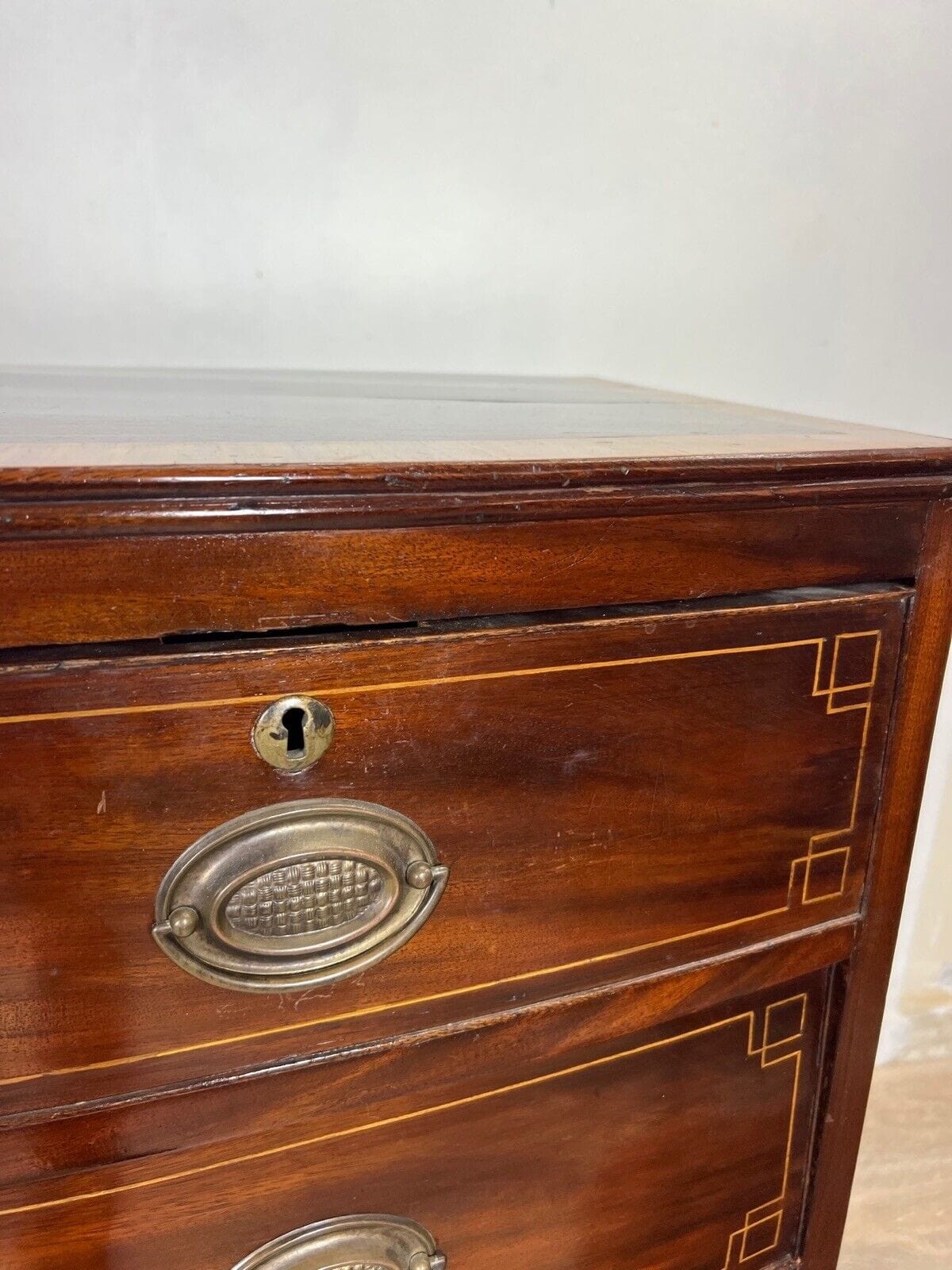 Antico Como Cassettone Cassettiera in legno epoca 800 mobile 5 cassetti inglese Categoria Comò & Cassettiere