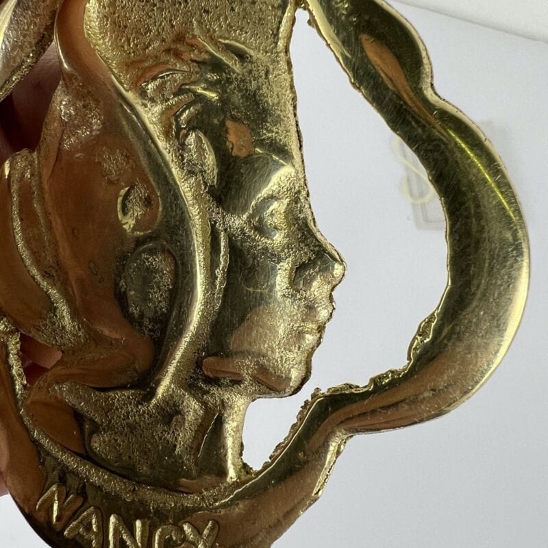 Antico fregio in ottone bronzo elemento decorativo Finimento epoca 900  Nancy Categoria  Ottone