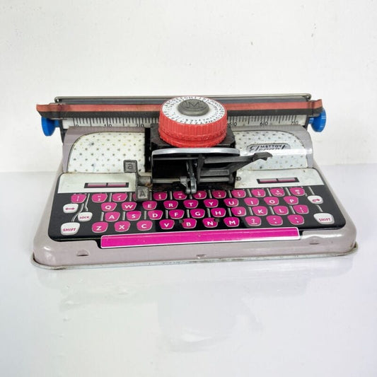 Antico Giocattolo Vintage anni 50 60 in latta Macchina da Scrivere d'epoca Categoria Giocattoli vintage