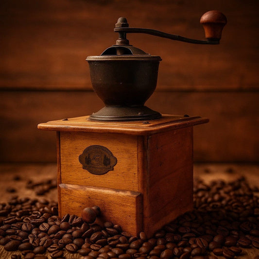 Antico Macinino macina Caffe in legno Vintage con cassetto e manovella Manuale Categoria Attrezzi e Strumenti