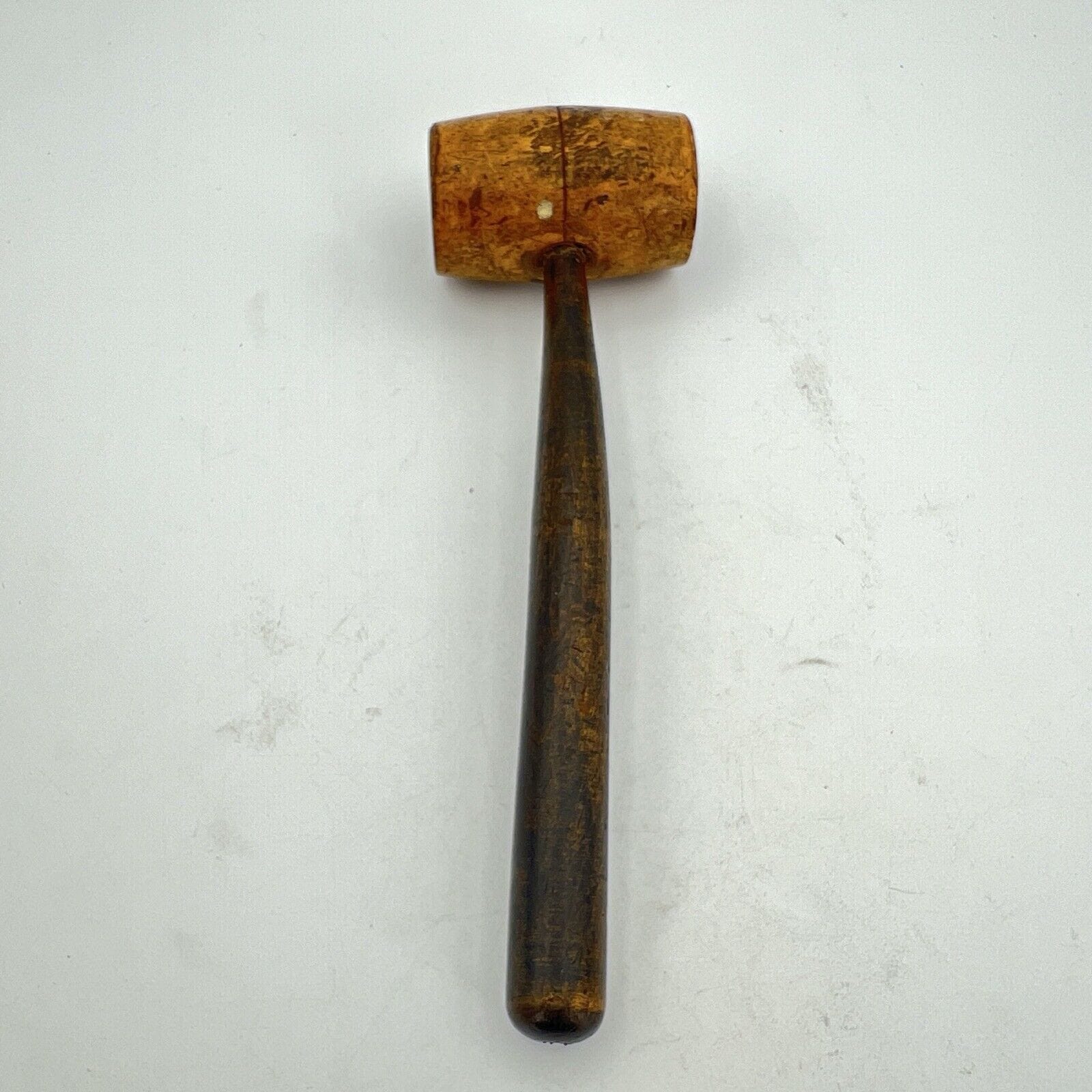 Antico Martello Martelletto vecchio Maglio in legno Inglese D'epoca 900 concia Categoria  Attrezzi e Strumenti