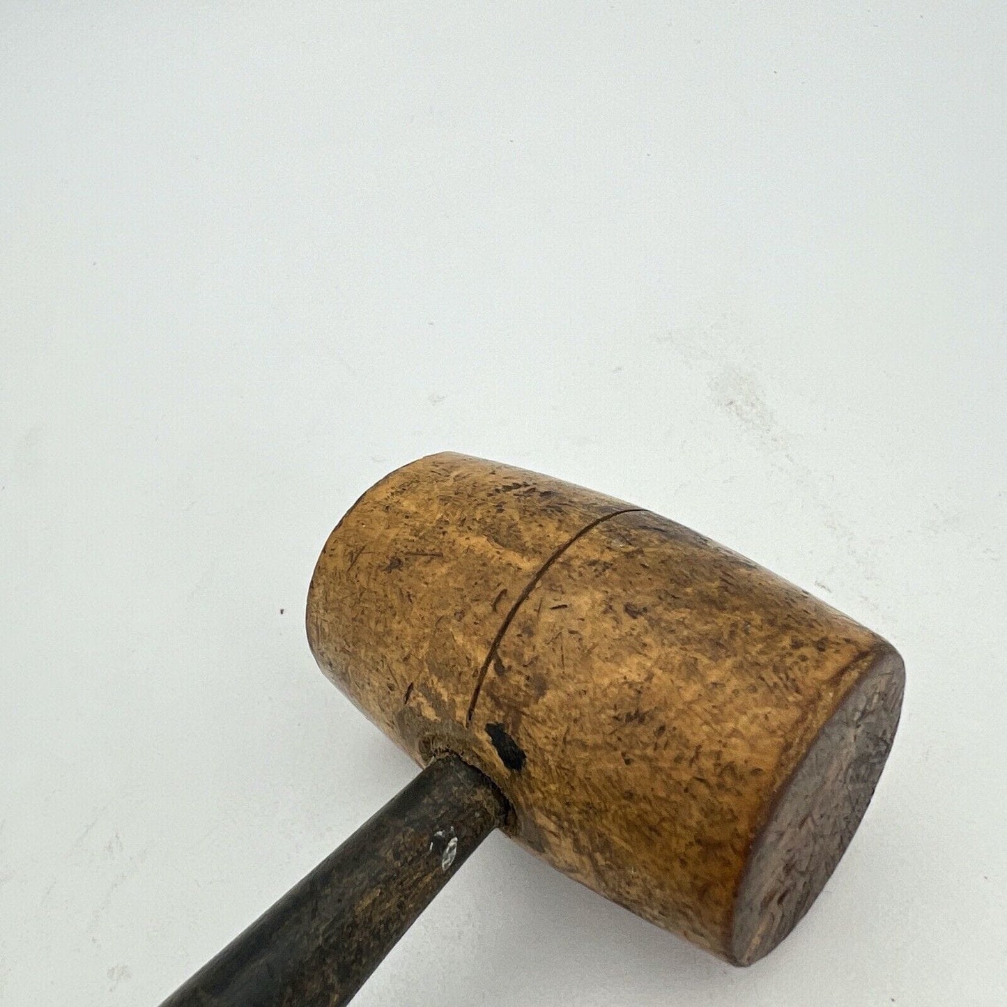 Antico Martello Martelletto vecchio Maglio in legno Inglese D'epoca 900 concia Categoria  Attrezzi e Strumenti