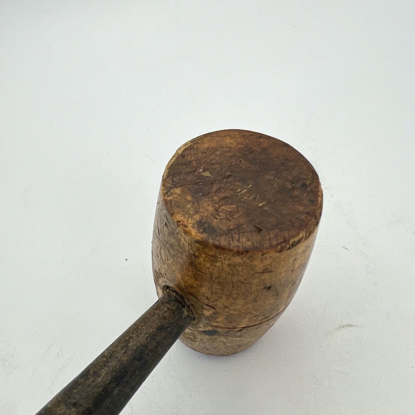 Antico Martello Martelletto vecchio Maglio in legno Inglese D'epoca 900 concia Categoria  Attrezzi e Strumenti
